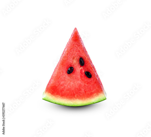 Sliced watermelon isolate on a white background
