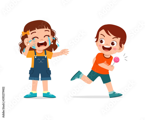 bad behavior kid bully friend at school