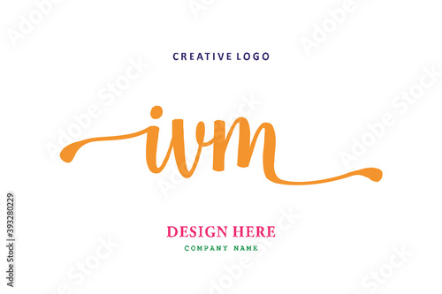 IVM lettering logo is simple, easy to understand and authoritative