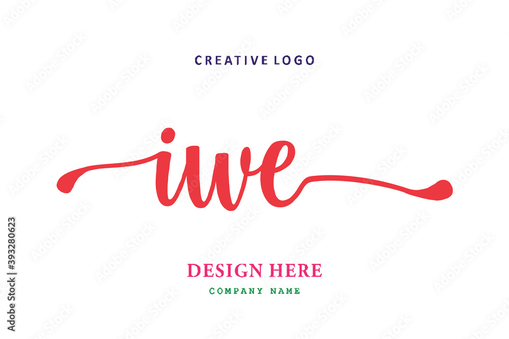 IWE lettering logo is simple, easy to understand and authoritative IWE lettering logo is simple, easy to understand and authoritative