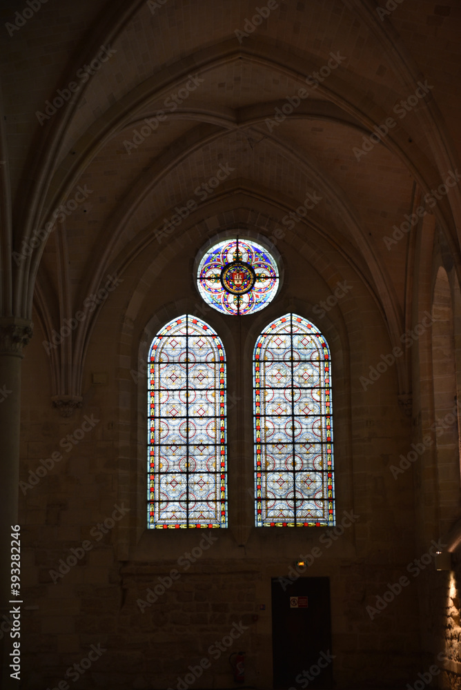 Vitraux de l'Abbaye de Royaumont, France