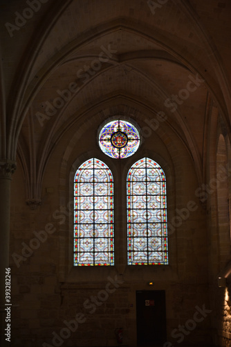 Vitraux de l Abbaye de Royaumont  France
