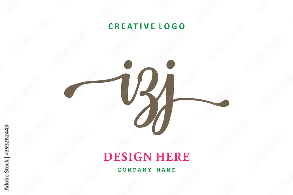 IZJ lettering logo is simple, easy to understand and authoritative IZJ lettering logo is simple, easy to understand and authoritative