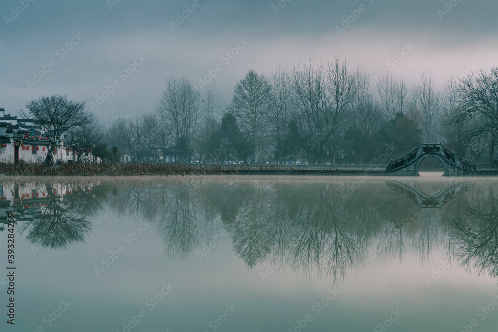 Fototapeta premium 中国安徽黄山市黟县宏村