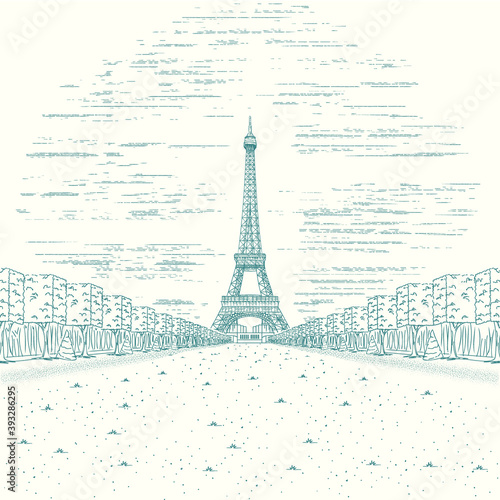 Fototapeta Naklejka Na Ścianę i Meble -  Eiffel Towers 