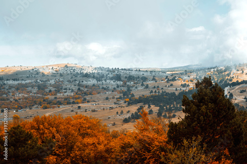 autumn in the mountains