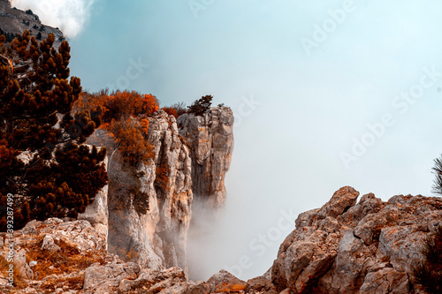 rocks and sky