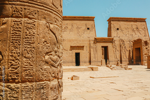 temple of horus edfu country photo