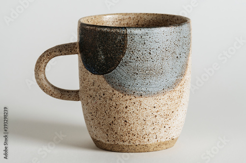 Leinwand Poster Rustic speckled mug design resource