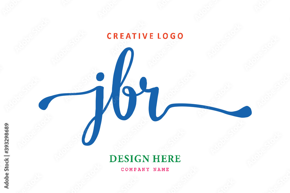 JBR lettering logo is simple, easy to understand and authoritative JBR lettering logo is simple, easy to understand and authoritative