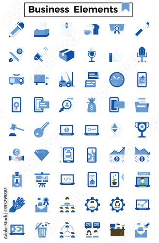 business element icons.