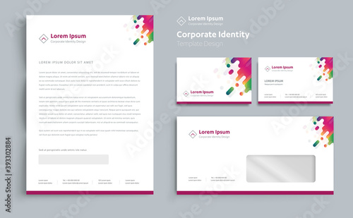 Corporate Business  Identity template design Vector abstract stationery , Gift Items Color promotional souvenirs elements. link digital technology set, 
