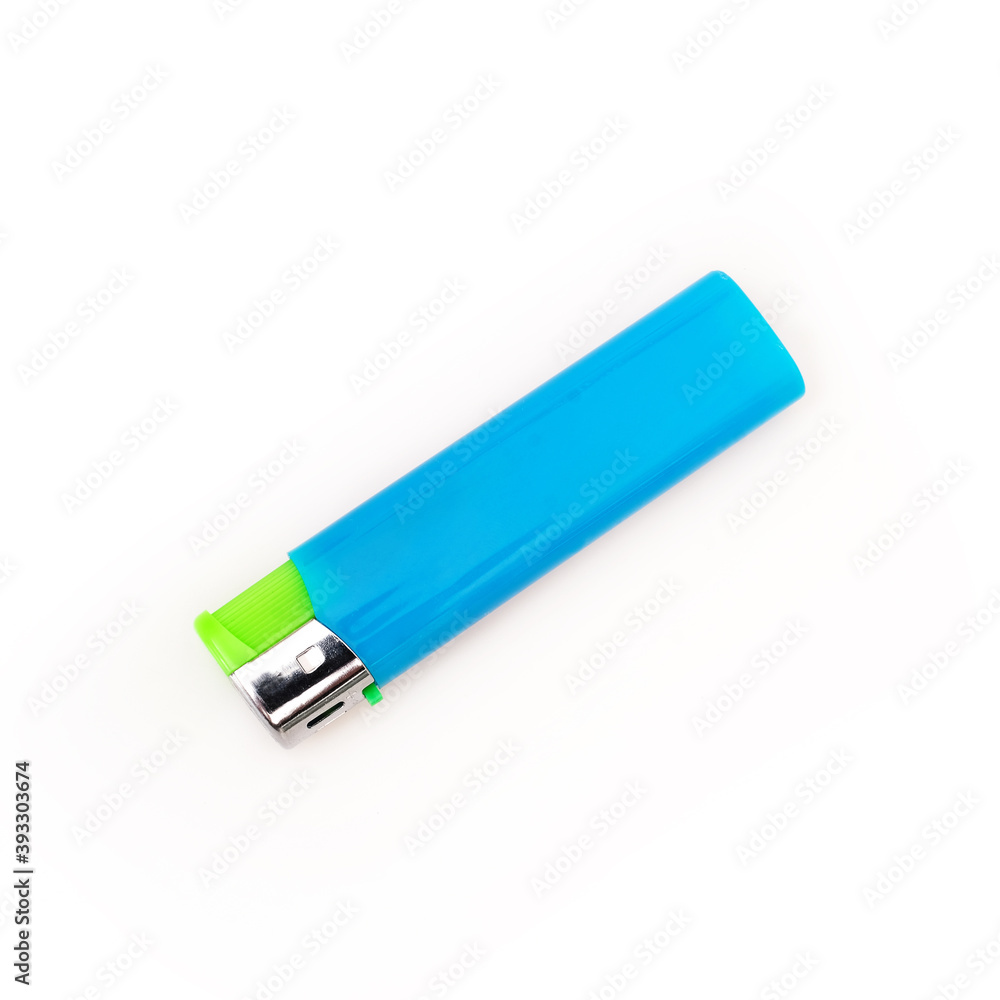 Gas lighter isolated on a white background Gas lighter isolated on a white background