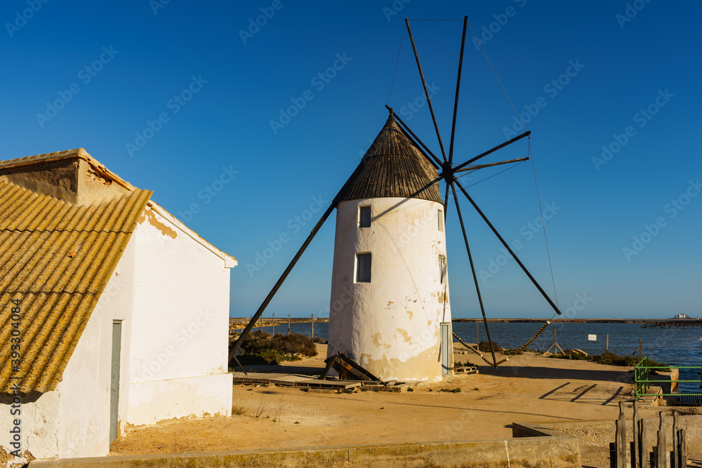 Windmill in San Pedro del Pinatar, Spain
