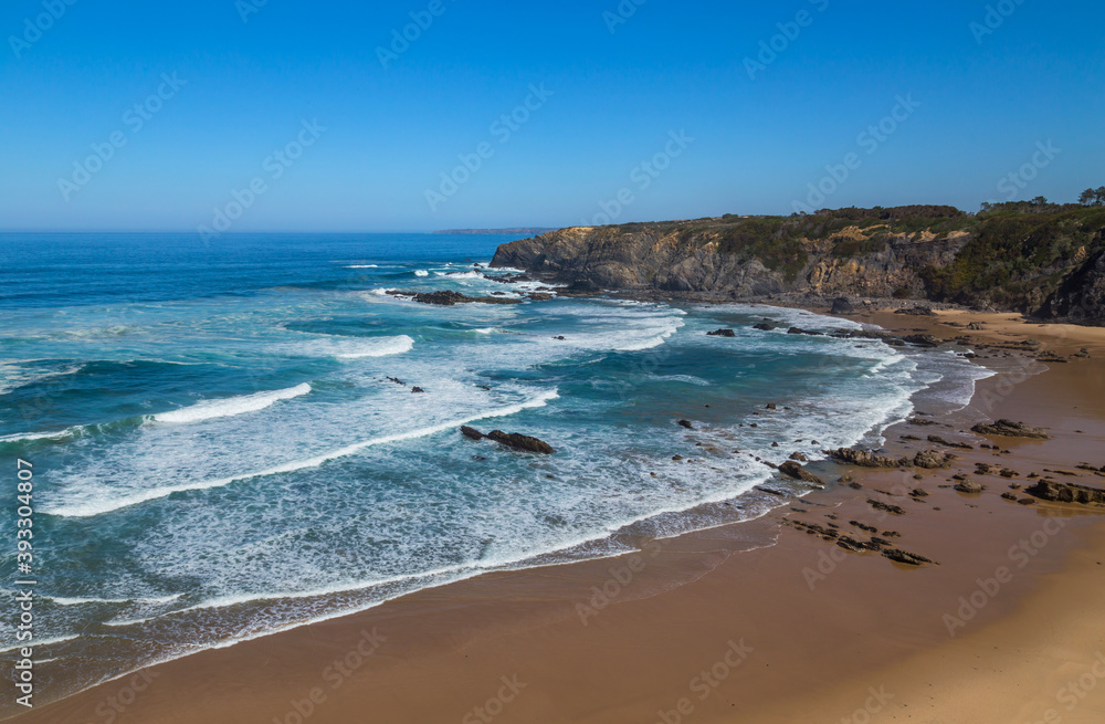 Atlantic isolated beach