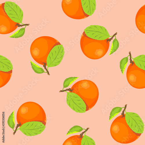 Fototapeta Naklejka Na Ścianę i Meble -  Orange Pattern