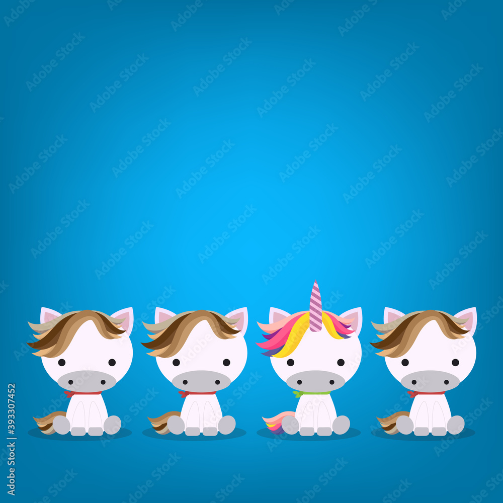 Think differently - Being different, standing out from the crowd -The graphic of unicorn also represents the concept of individuality , confidence, uniqueness, innovation, creativity. Think differently - Being different, standing out from the crowd -The graphic of unicorn also represents the concept of individuality , confidence, uniqueness, innovation, creativity.
