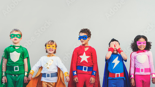 Φωτογραφία Superhero kids with superpowers