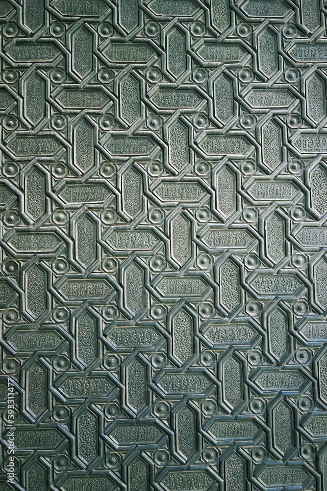 Metal ornanament background pattern