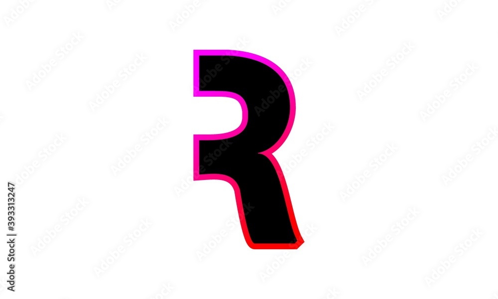 title r vector icon title r vector icon