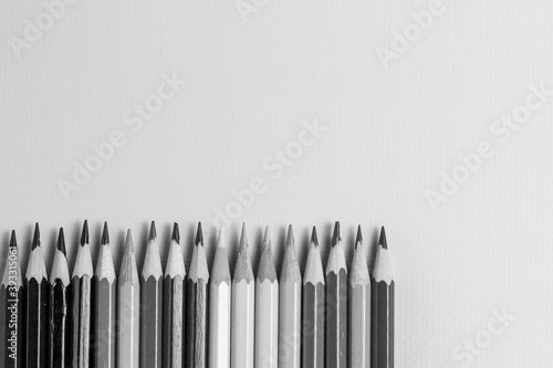close up of pencils