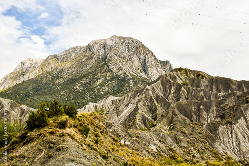 view of mountains, photo as a background, photo as a background , in janovas fiscal sobrarbe , huesca aragon province photo