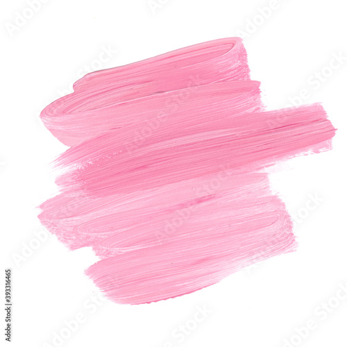 Logo make up brush painted  background isolated. Perfect design for headline and sale banner.  photo
