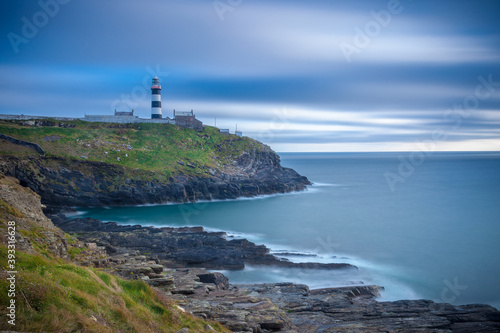 Long Exposure Image Of The Lighthouse At The Old Head Of Kinsale