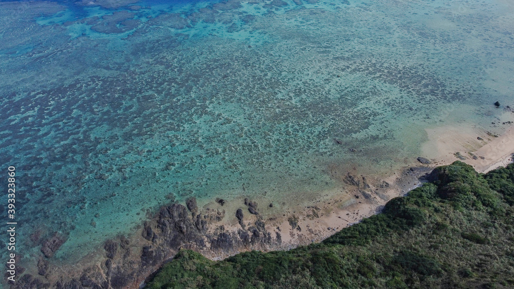 石垣島からの空撮