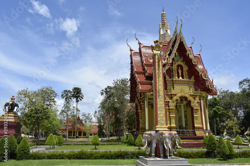 The beautiful temple, a tourist attraction