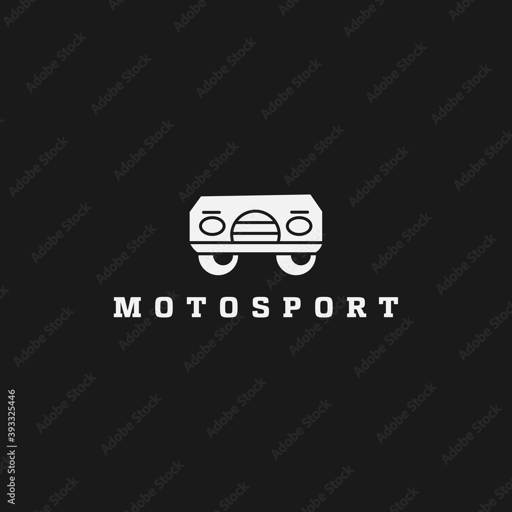 sport logo in simple line graphic design template vector sport logo in simple line graphic design template vector