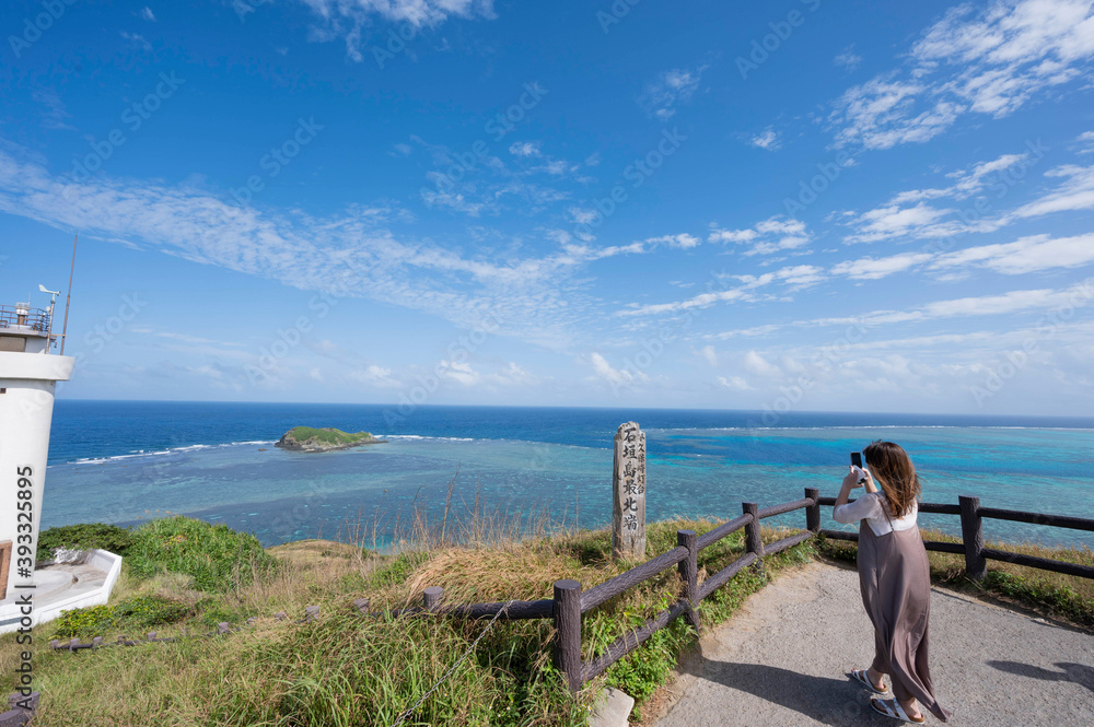 石垣島の青い海と自然