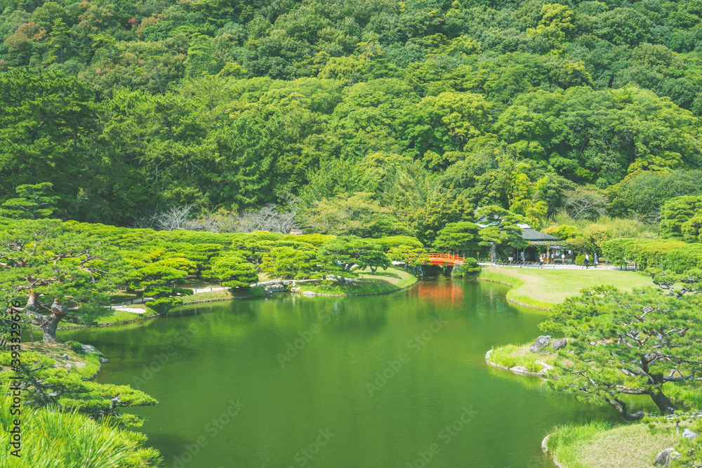 Obraz premium 【栗林公園】香川