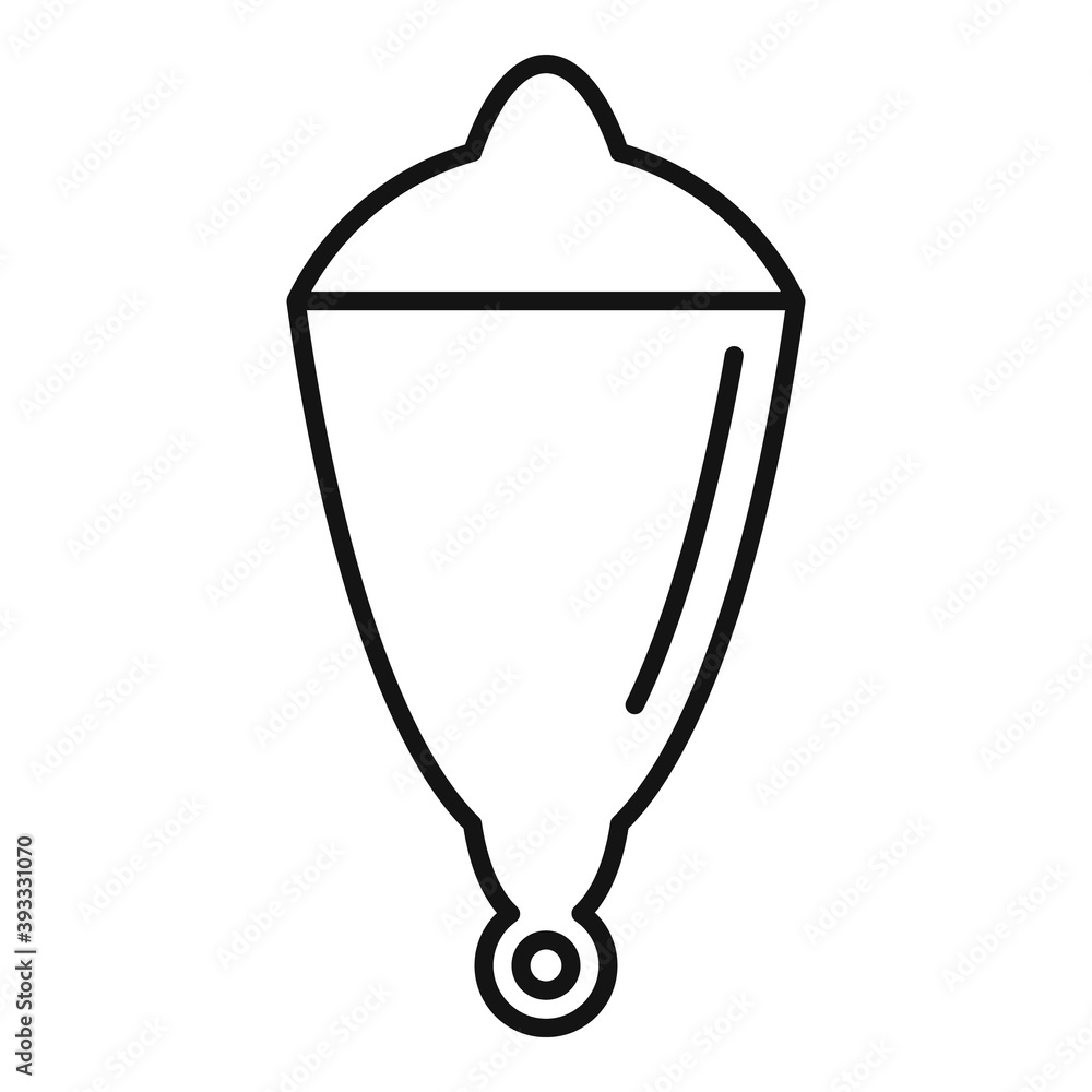 Lake bobber icon. Outline lake bobber vector icon for web design isolated on white background Lake bobber icon. Outline lake bobber vector icon for web design isolated on white background