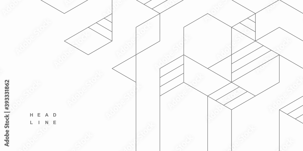 Abstract geometric technological background. Vector creative design. Abstract geometric technological background. Vector creative design.