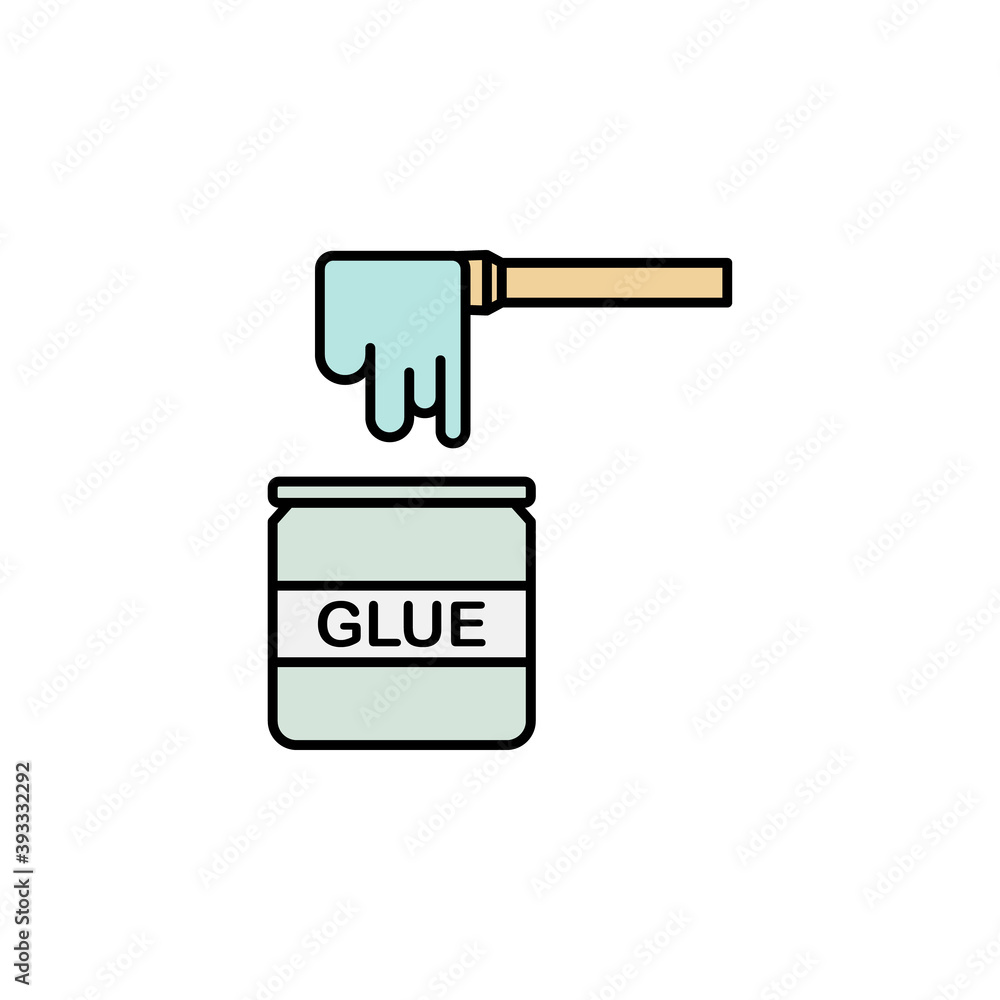 glue, marijuana, jar outline icon. Can be used for web, logo, mobile app, UI, UX on white background glue, marijuana, jar outline icon. Can be used for web, logo, mobile app, UI, UX on white background