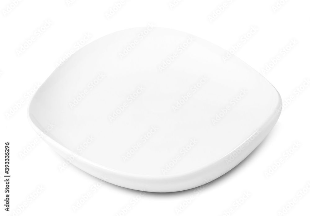 white plate isolated on white background white plate isolated on white background