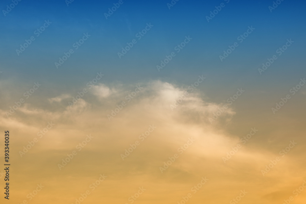 Blue Sky background at morning time