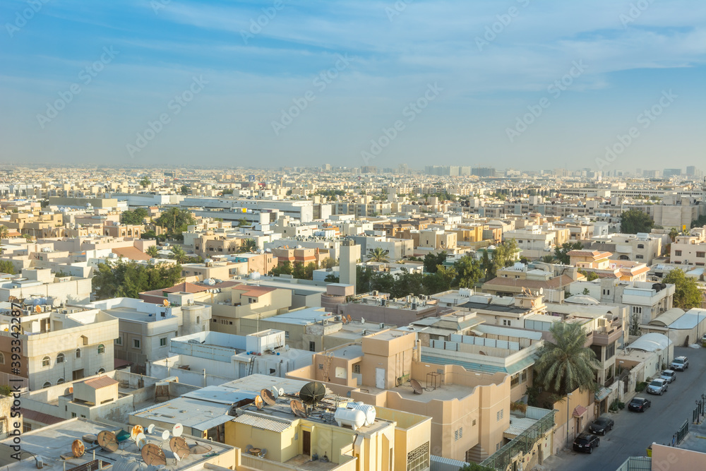 Aerial view of Riyadh with buildings and skylines in the downtown of Riyadh, Saudi Arabia Aerial view of Riyadh with buildings and skylines in the downtown of Riyadh, Saudi Arabia