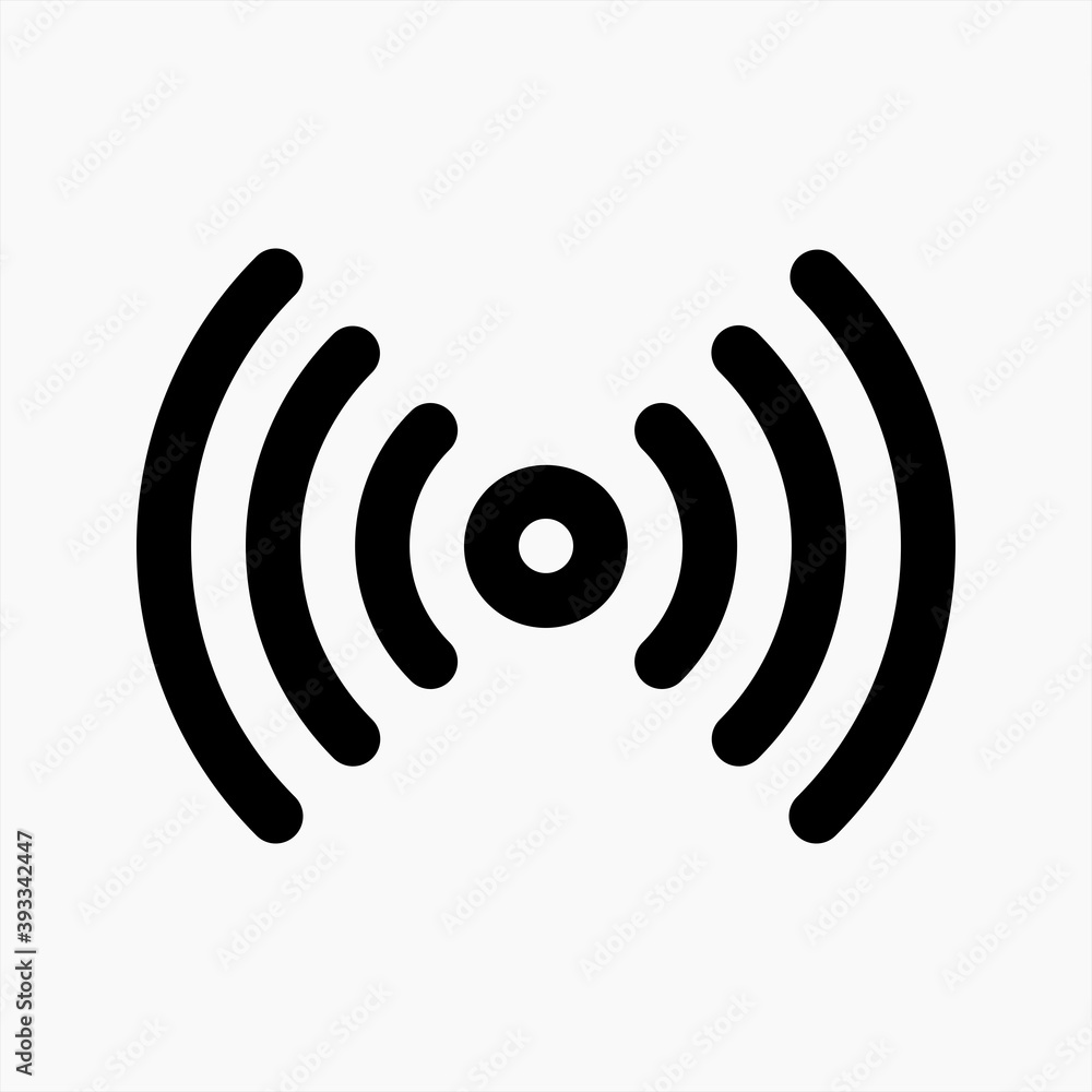 Wifi hotspot tethering icon vector isolated on white background Wifi hotspot tethering icon vector isolated on white background