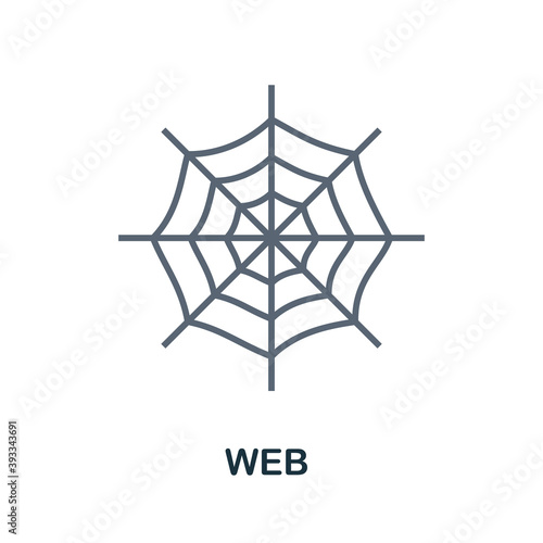 Web icon. Simple element from halloween collection. Creative Web icon for web design, templates, infographics and more © Mariia