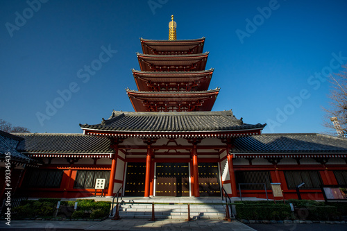 Sensoji Temple in Asakusa Tokyo , Japan