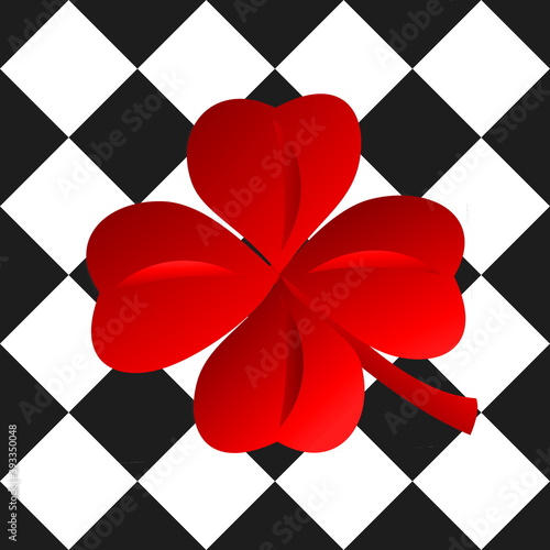 Karos & Glücksklee rot