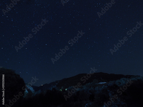 Greece starlight in Acheron river 