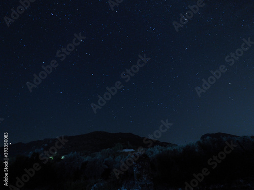Greece starlight in Acheron river 