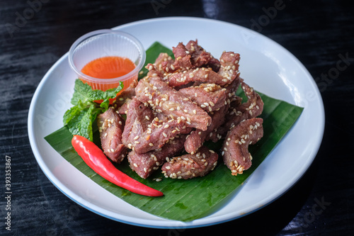 Northern Thai food with a twist And famous in Thailand