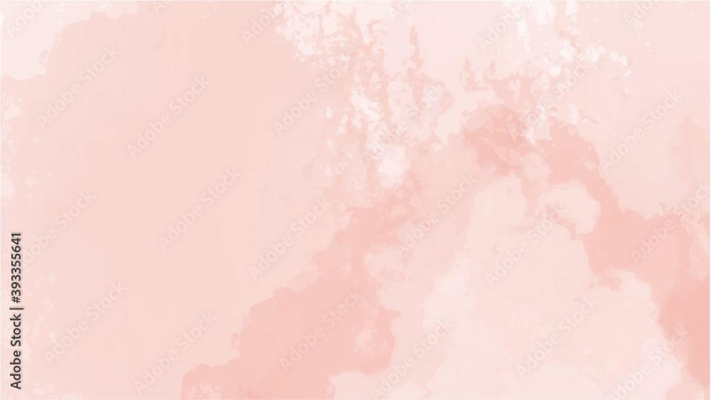 Fototapeta Soft pink watercolor background for textures backgrounds and web banners design