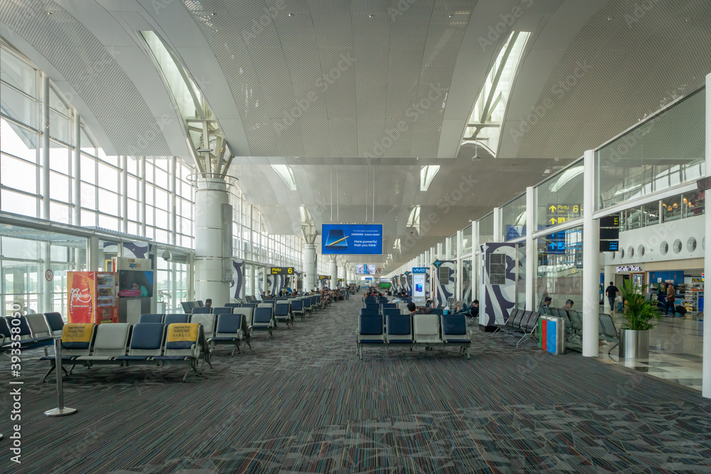 Medan, Indonesia - January 2019: Kualanamu international airport