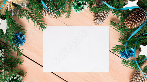 Notepad among the Christmas trees.