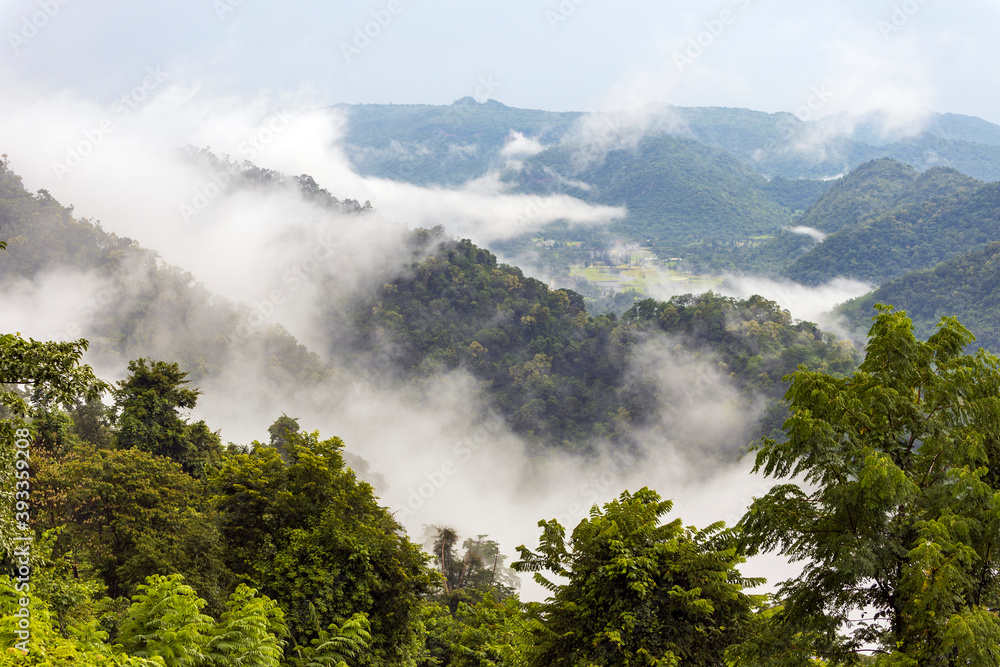 Haew Suwat waterfall, Khao Yai National Park, Thailand Haew Suwat waterfall, Khao Yai National Park, Thailand